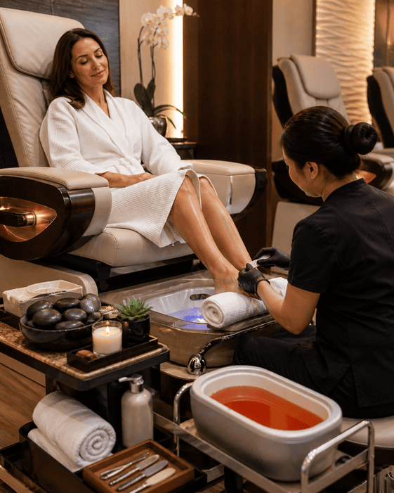 Pedicure Service at Azura Nails Lounge
